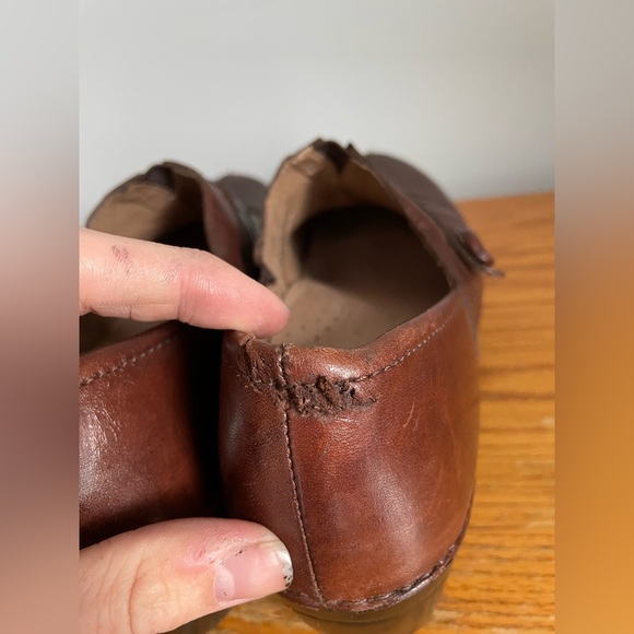 Dansko Brown Leather Clogs Womens Size 40 EU - Picture 4 of 6